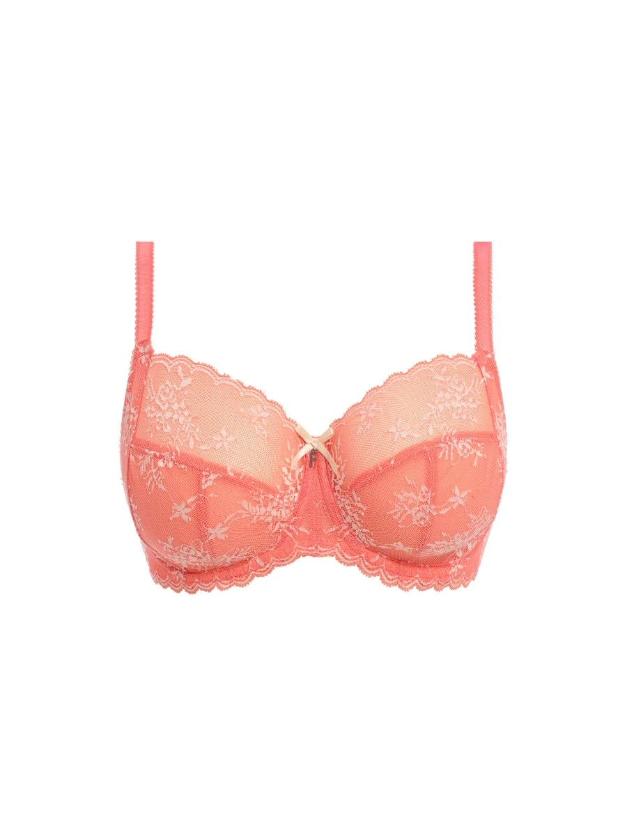 FREYA Offbeat Decadence Side Support Bra - Sunset Coral - Image 12