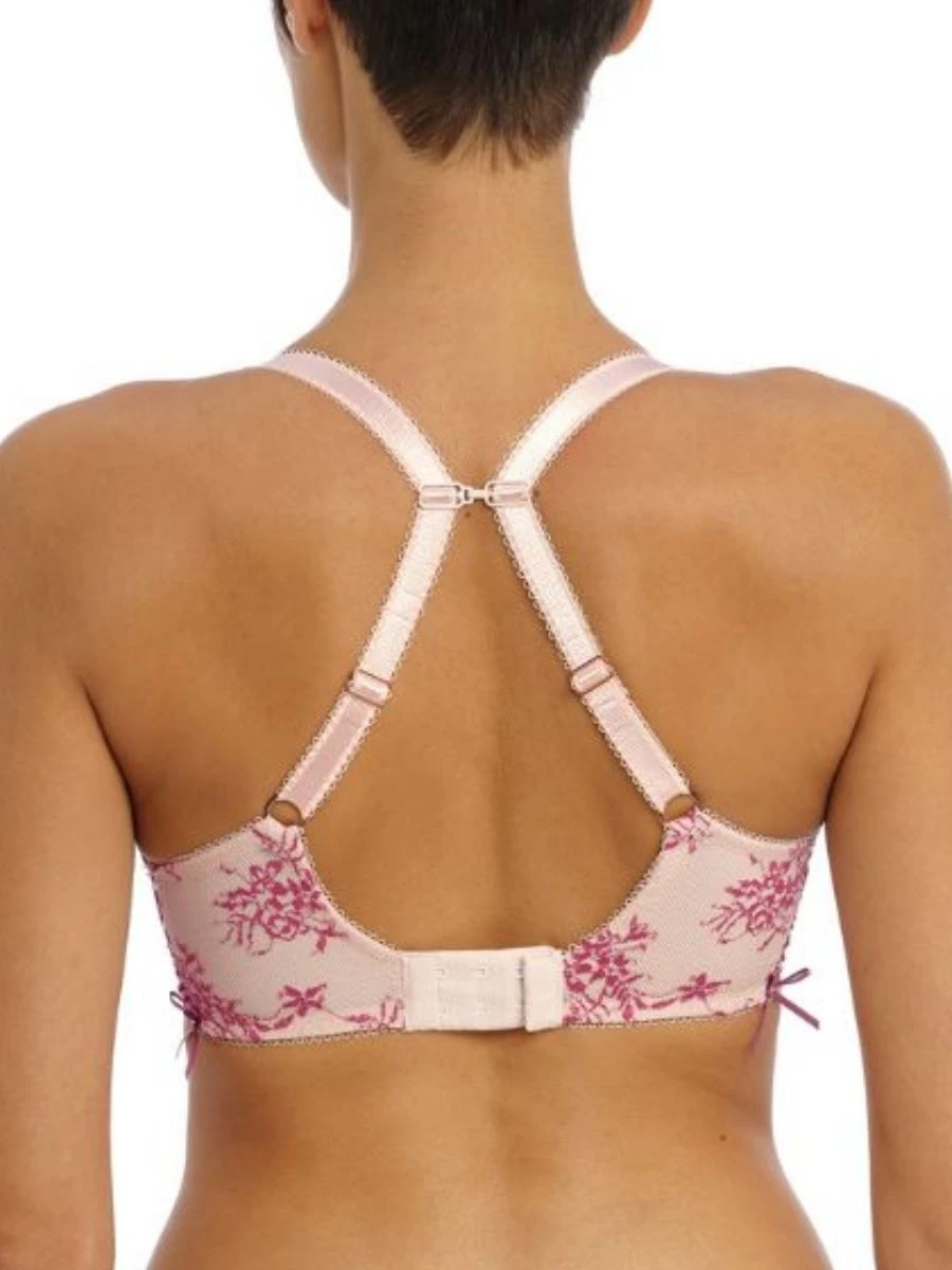 FREYA Offbeat Decadence Side Support Bra - Vintage Rose - Image 3