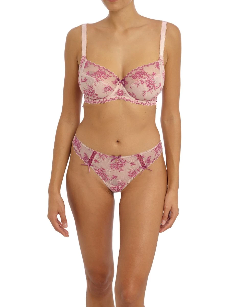 FREYA Offbeat Decadence Side Support Bra - Vintage Rose - Image 4