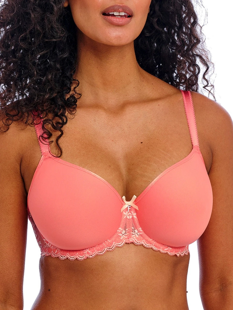 FREYA Offbeat Decadence Spacer Bra - Sunset Coral