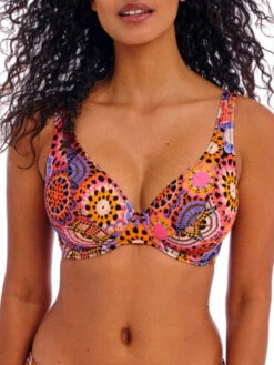 FREYA Santiago Nights High Apex Bikini Top - Multi