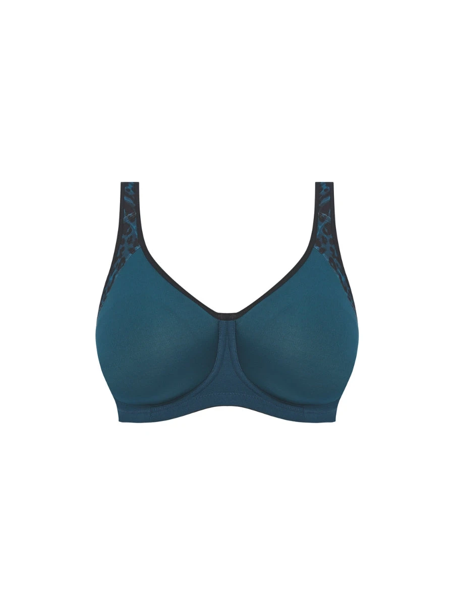 FREYA Sonic Moulded Spacer Sports Bra - Midnight Leopard - Image 4