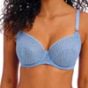 FREYA Starlight Side Support Bra - Cornflower