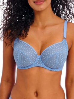 FREYA Starlight Side Support Bra - Cornflower