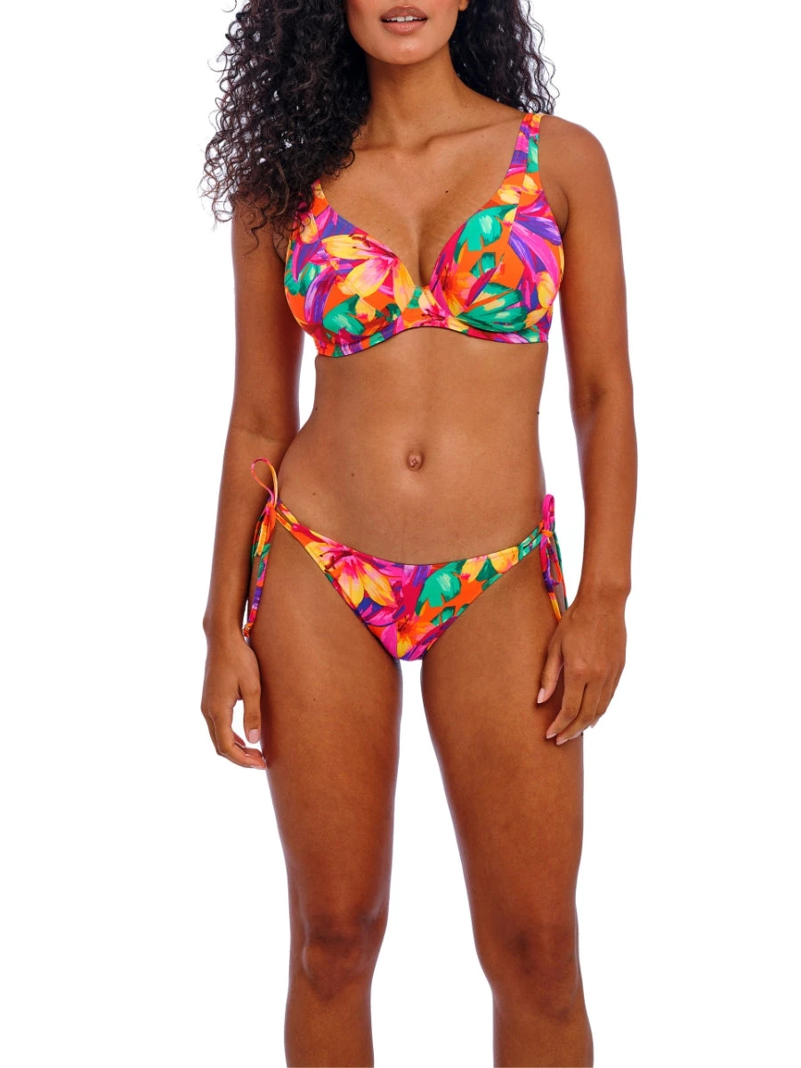 FREYA Sun Haze High Apex Bikini Top - Mandarin - Image 4