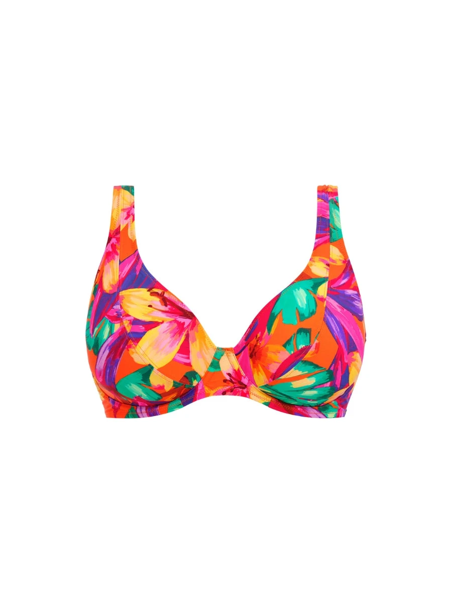FREYA Sun Haze High Apex Bikini Top - Mandarin - Image 9