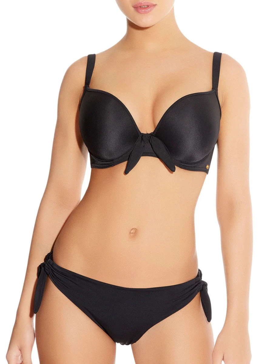 FREYA Deco Swim Moulded Bikini Top - Black - Image 4