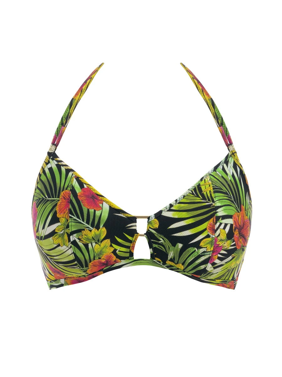 FREYA Maui Daze Wireless Triangle Bikini Top - Multi - Image 3