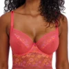 FREYA Sydnie Longline Plunge Bra - Strawberry Ice