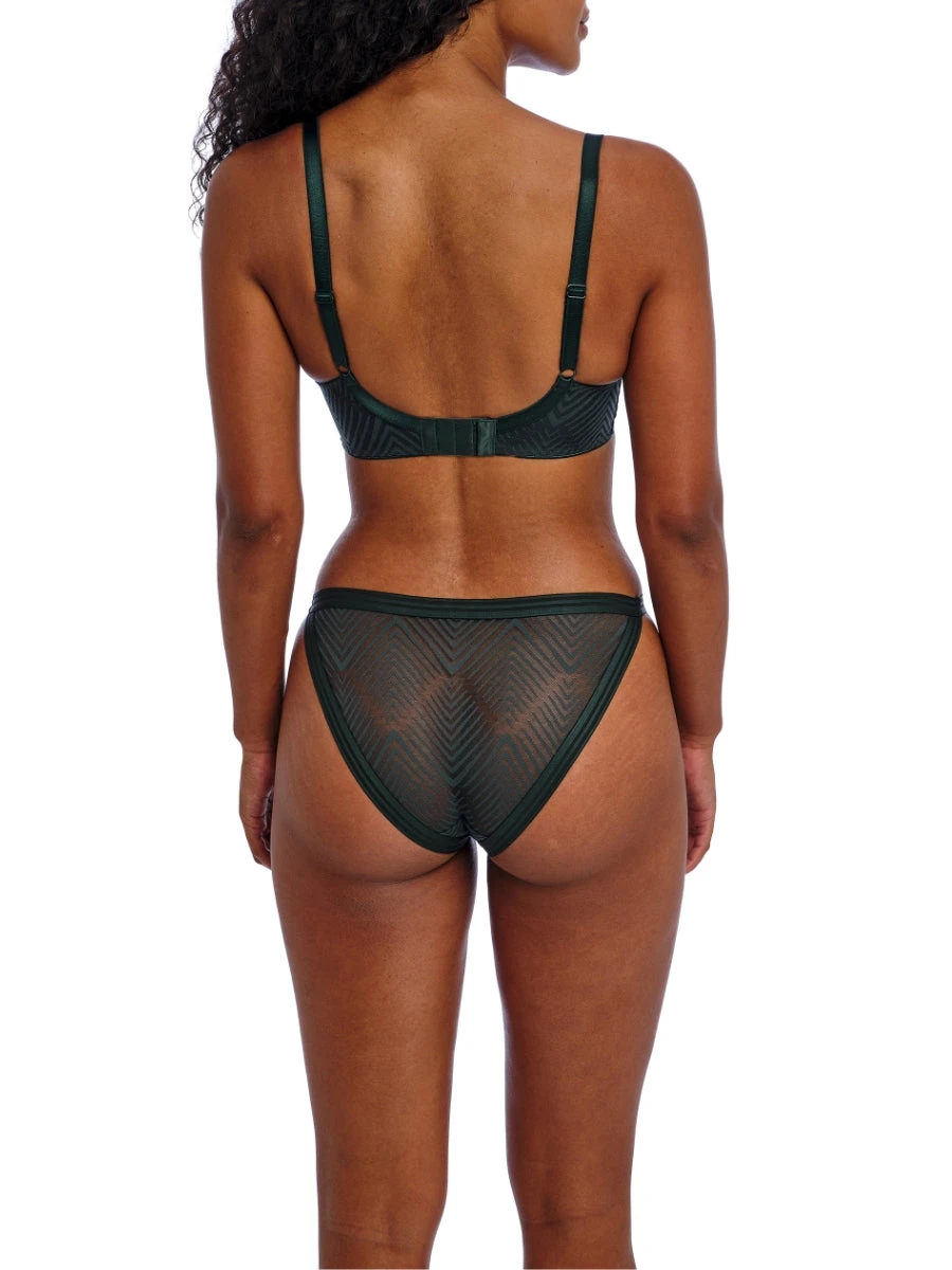 FREYA Tailored High Apex Plunge Bra - Deep Emerald - Image 4