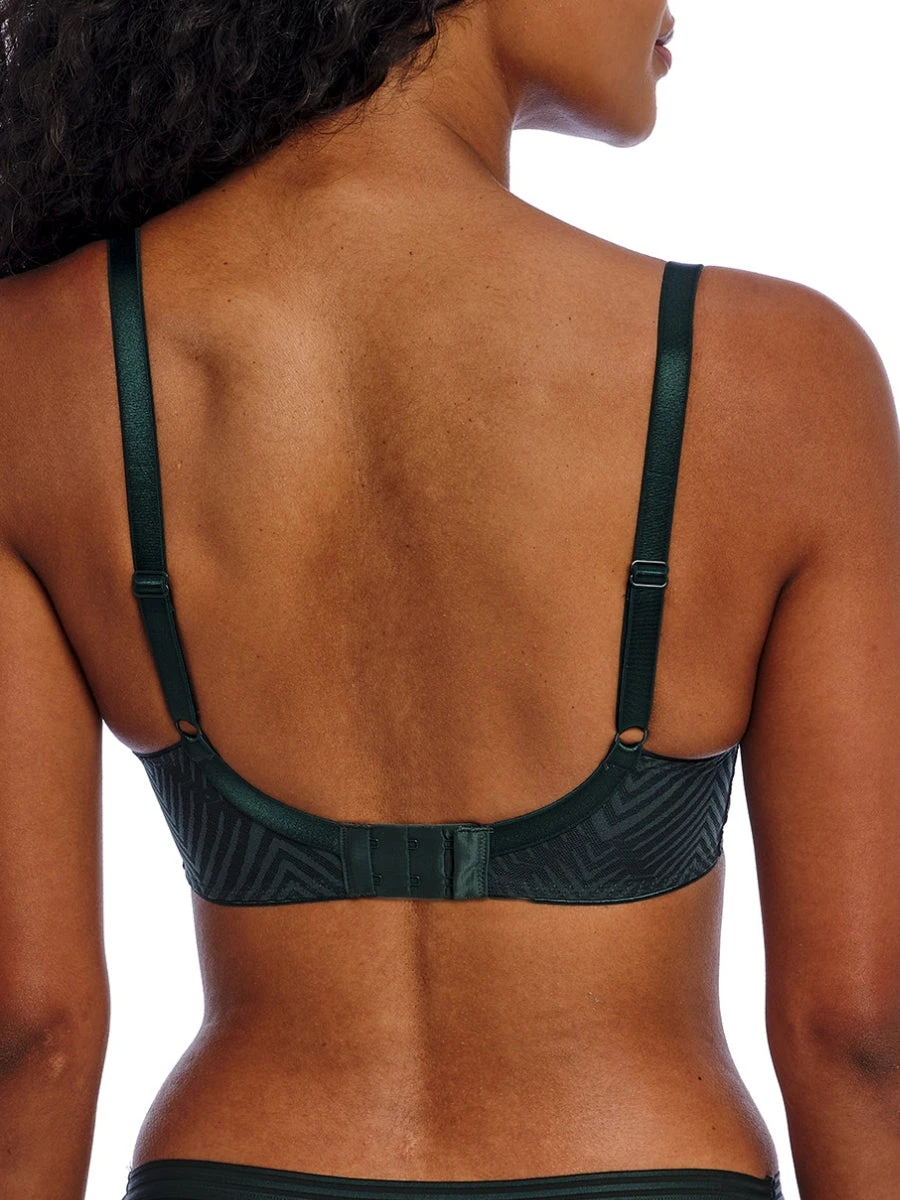 FREYA Tailored High Apex Plunge Bra - Deep Emerald - Image 2