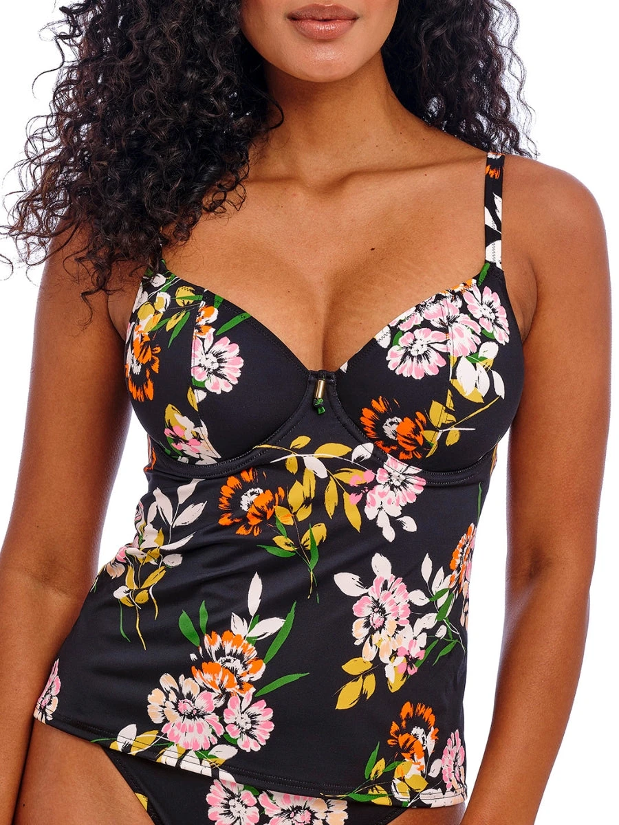 FREYA Twilight Soul Tankini Top - Black