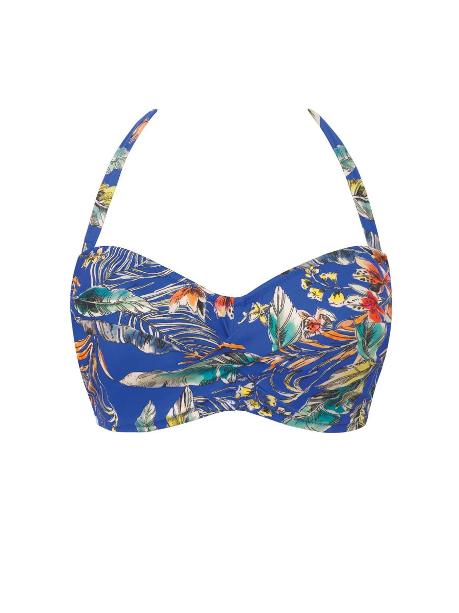 FANTASIE Burano Twist Bandeau Bikini Top - Pacific - Image 5