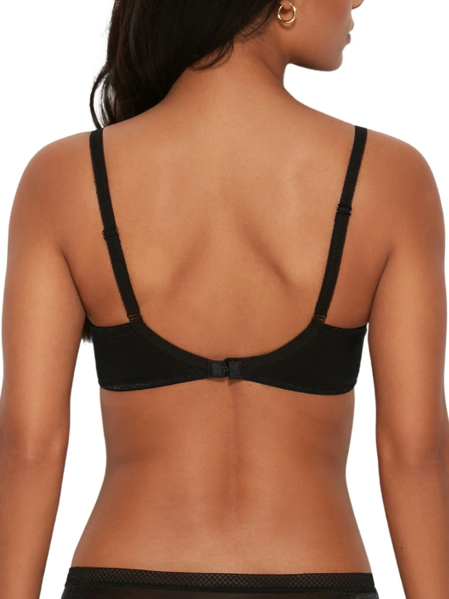 Gossard Glossies High Apex Padded Bra - Black - Image 4