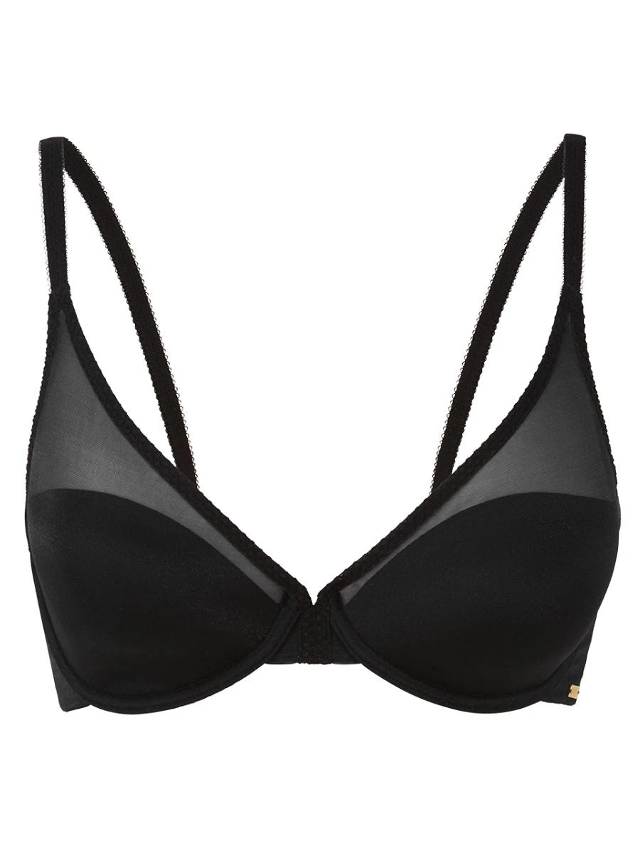 Gossard Glossies High Apex Padded Bra - Black - Image 5