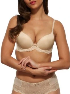Gossard Superboost Lace T-Shirt Bra - Nude