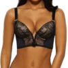 Gossard VIP Retrolution Padded Staylo Plunge Bra - Black
