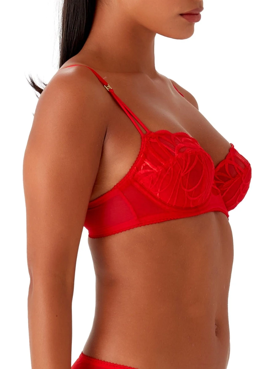 Gossard Fiesta Balcony Bra - Fiesta Red - Image 3