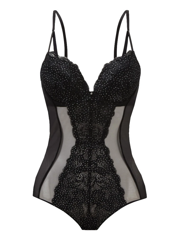 Gossard Glitter Body - Black - Image 6