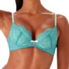 Gossard Superboost Lace Padded Plunge Bra - Ocean Blue