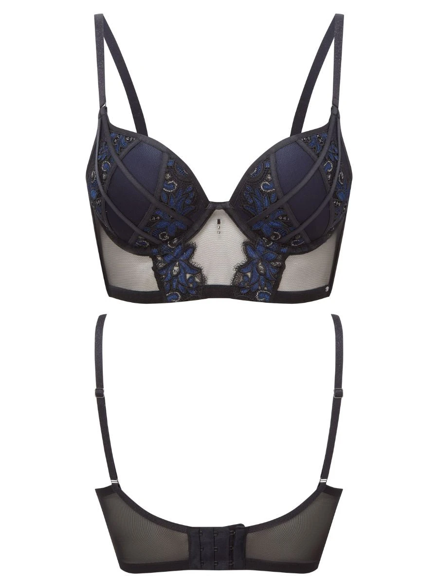 Gossard VIP Rapture Longline Bra - Black - Image 5