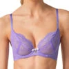Gossard Superboost Lace Plunge Bra - Purple Hebe