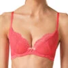 Gossard Superboost Lace Plunge Bra - Sugar Coral