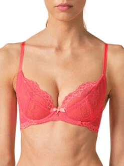 Gossard Superboost Lace Plunge Bra - Sugar Coral