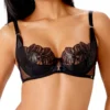 Gossard VIP Lavish Uplifting Balconette Bra - Black