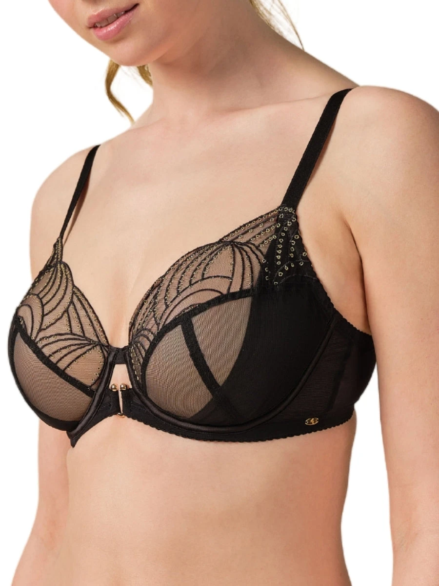 Gossard Viva Plunge Bra - Black - Image 6