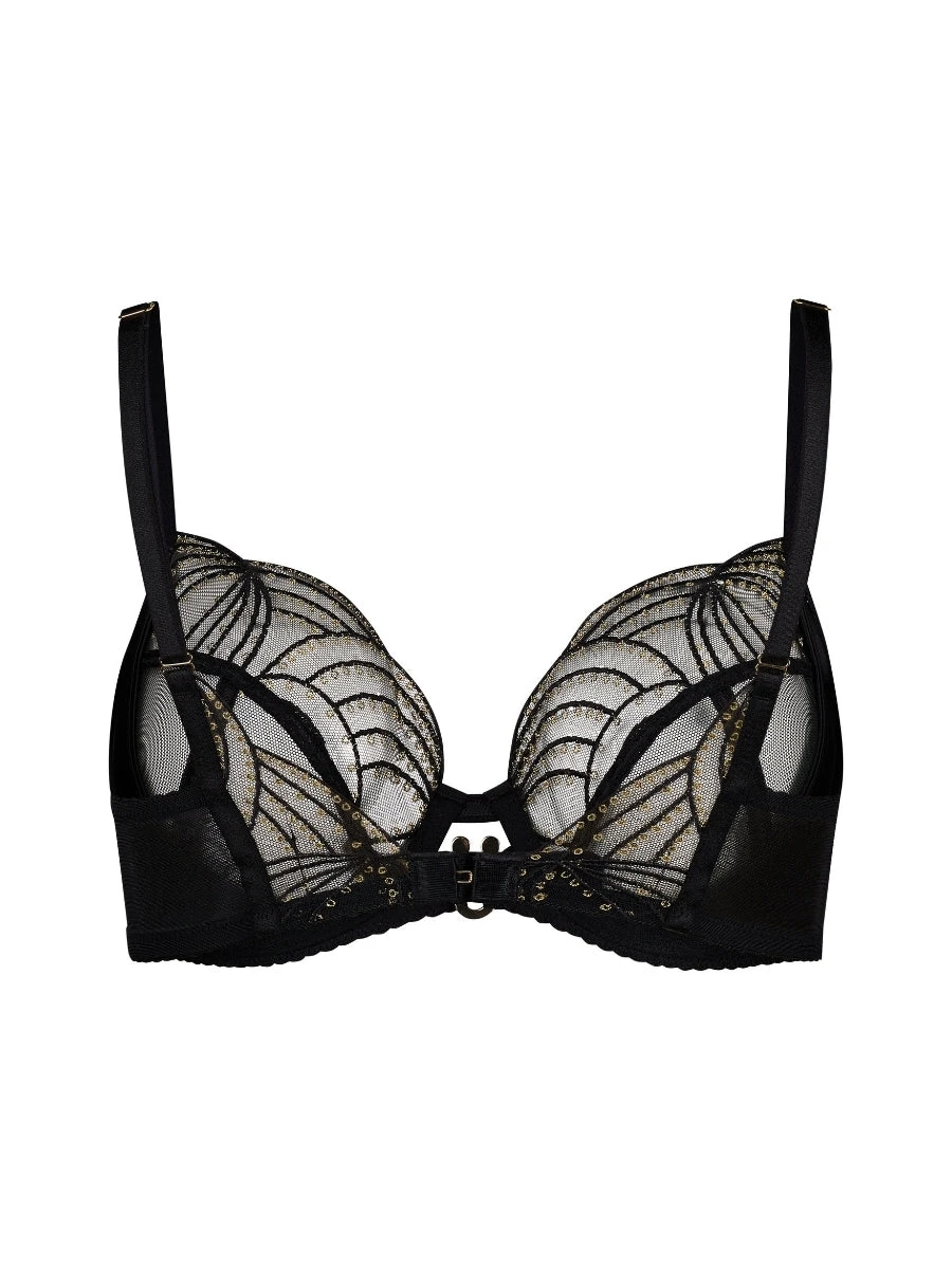 Gossard Viva Plunge Bra - Black - Image 8