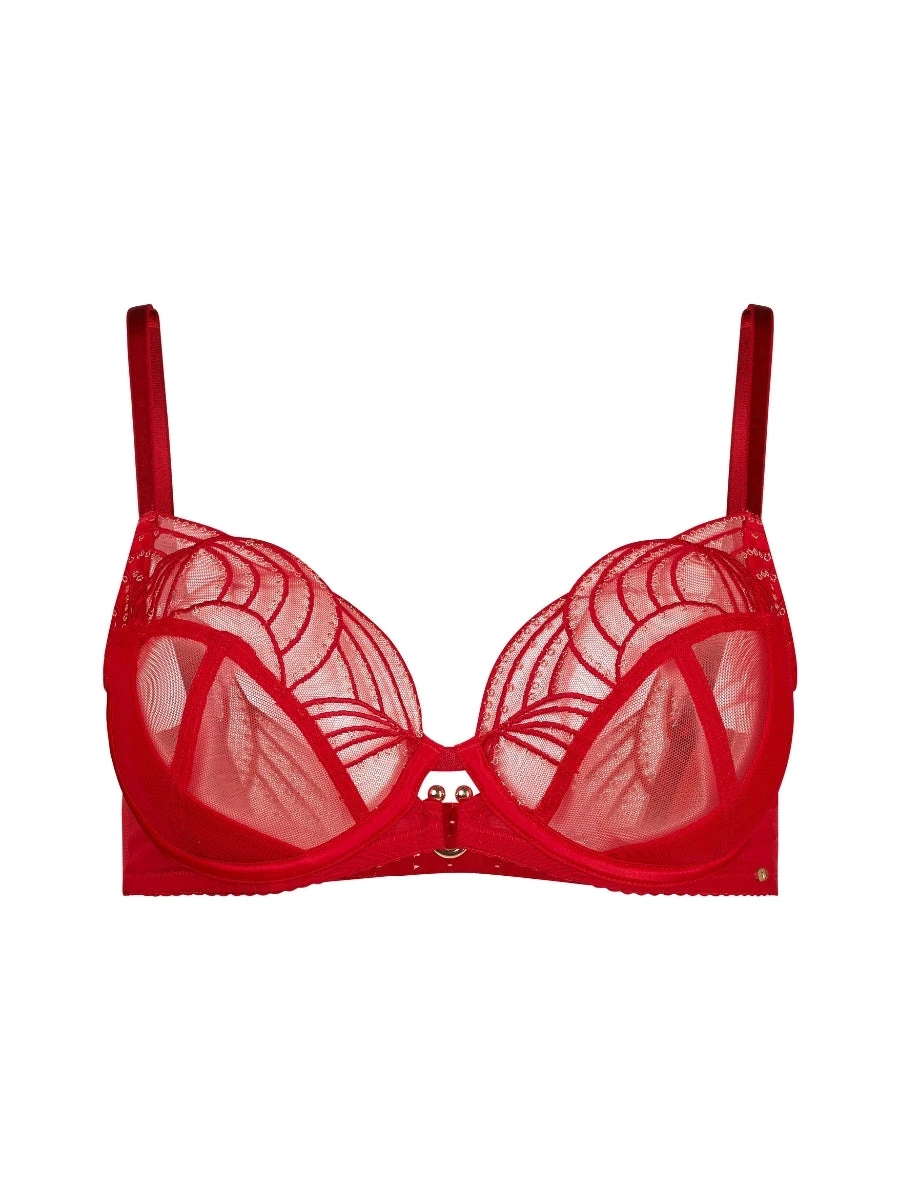 Gossard Viva Plunge Bra - Tango Red - Image 7