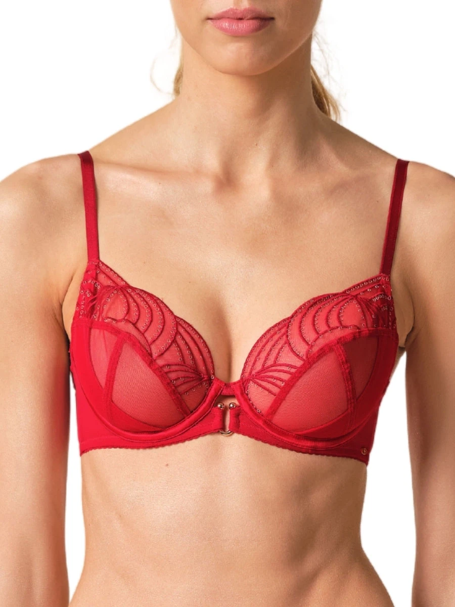 Gossard Viva Plunge Bra - Tango Red