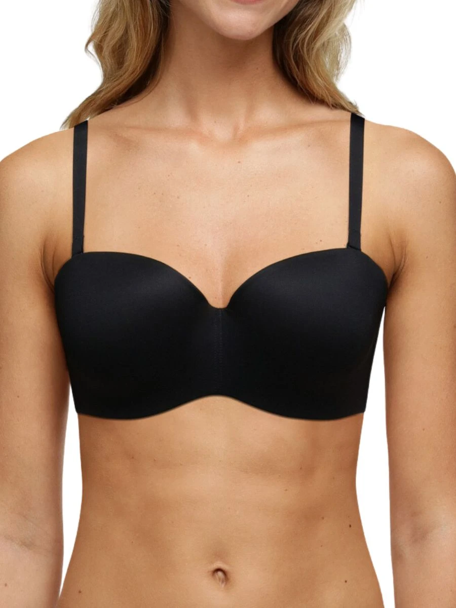 Chantelle Easy Feel Norah Bandeau T-Shirt Bra - Black - Image 3