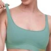SoftStretch Magic Spacer Bralette - Trellis Green