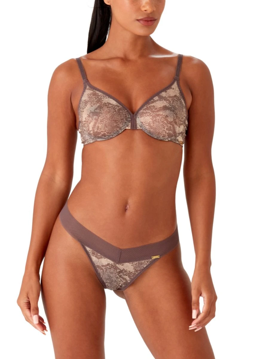 Gossard Glossies Snake Moulded Bra - Snake Print - Image 4