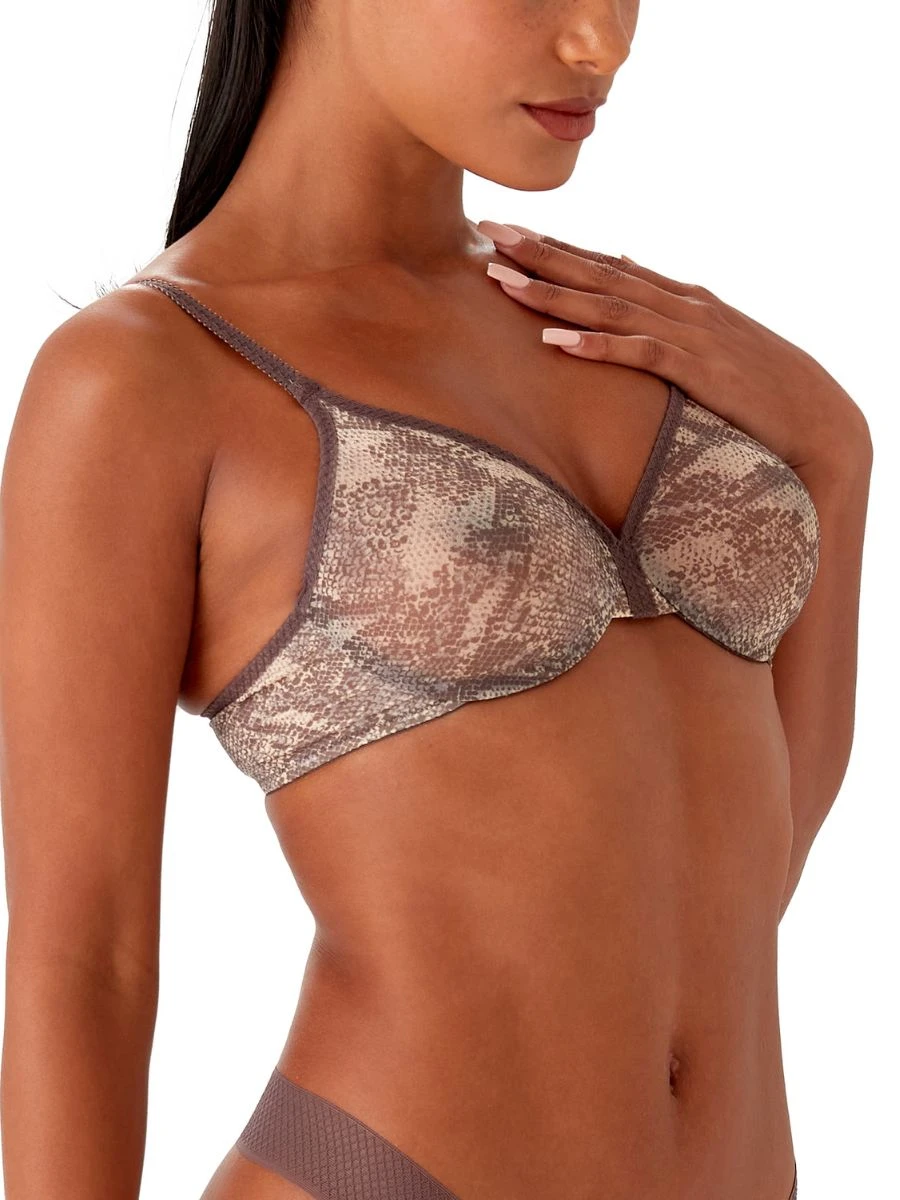 Gossard Glossies Snake Moulded Bra - Snake Print - Image 3