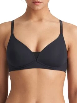 MARIE JO Louie Full Cup Wireless Bra - Black