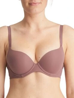 MARIE JO Louie Push-Up Bra - Satin Taupe