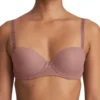 MARIE JO Louie Padded Balcony Bra - Satin Taupe
