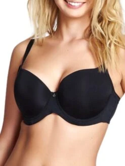 Panache Cleo Harper T-Shirt Bra - Black