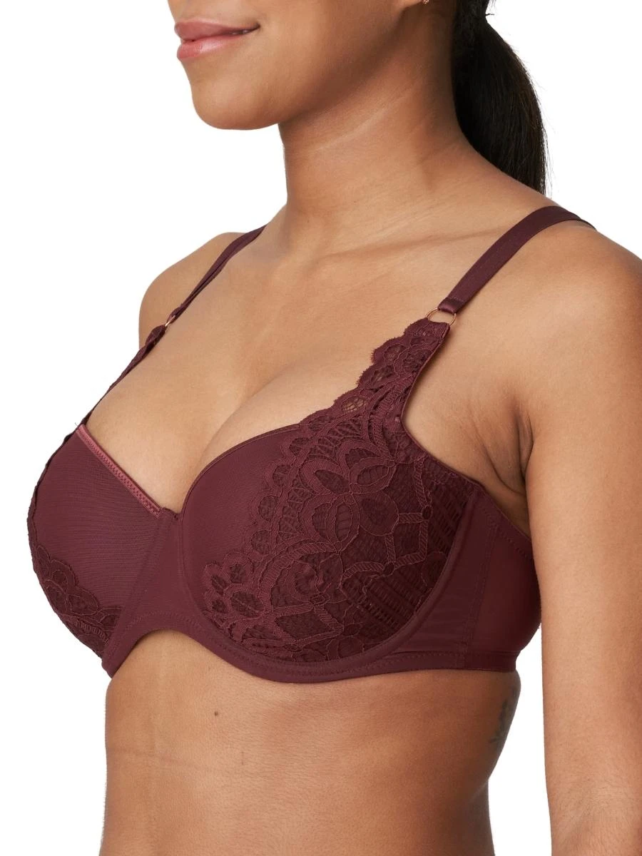 Twist First Night Padded Balcony Bra - Merlot - Image 4