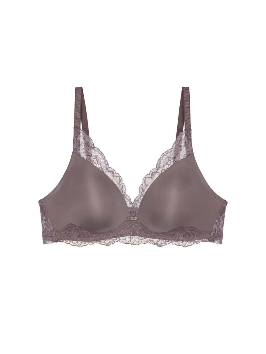 Triumph Amourette Charm Padded Bralette - Pigeon Grey - Image 7