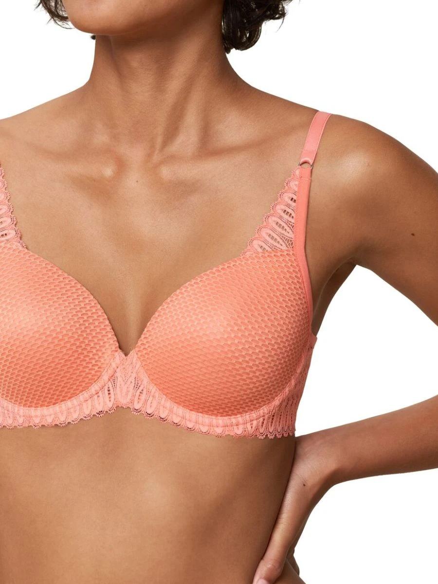 Triumph Aura Spotlight Half Cup Bra - Sugar Coral - Image 3