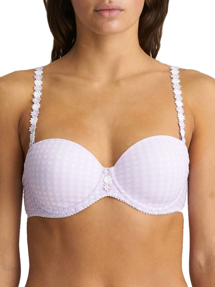 MARIE JO Avero Padded Strapless Bra - Tiny Iris - Image 2