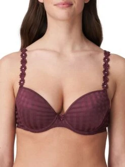 MARIE JO Avero Padded Plunge Bra - Wine