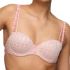 MARIE JO Avero Tiny Padded Balcony Bra - Powder Rose