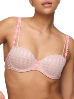 MARIE JO Avero Tiny Padded Balcony Bra - Powder Rose