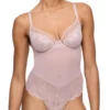 MARIE JO Cathia Plunge Bodysuit - Bois De Rose