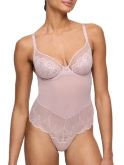 MARIE JO Cathia Plunge Bodysuit - Bois De Rose